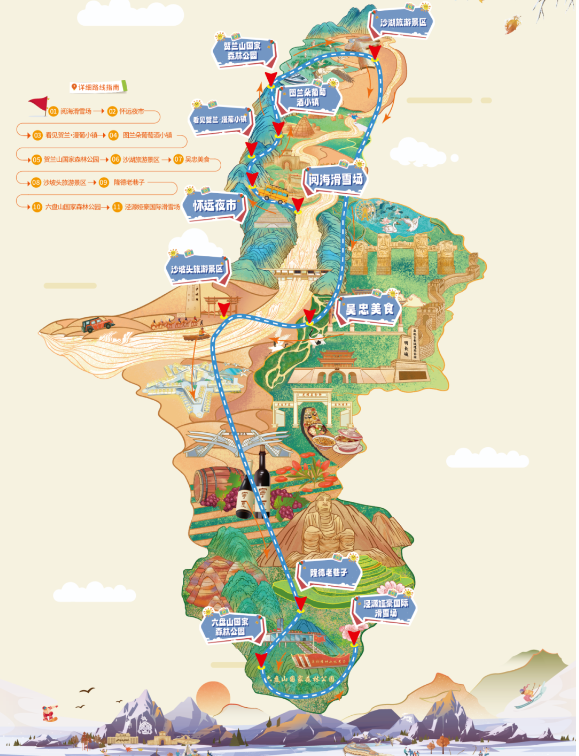冬季宁夏美景与美食全攻略:滑雪、夜市、美食与自然之旅 冬季宁夏美景与美食全攻略:滑雪、夜市、美食与自然之旅