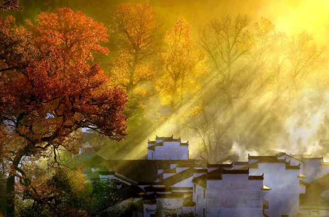 婺源石城景区进入最佳观赏期!一起去看秋天最美的“枫”景吧! 婺源石城景区进入最佳观赏期!一起去看秋天最美的“枫”景吧!e